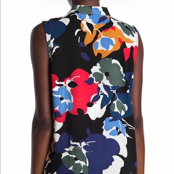 NWT Floral Print Airy Blouse by Halogen Nordstrom - Picture 3 of 3